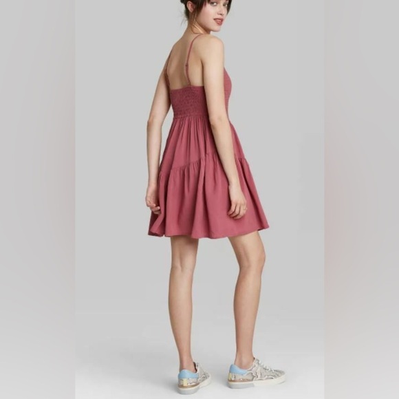 Wild Fable | Embroidered Tiered Mini Dress - Picture 4 of 13